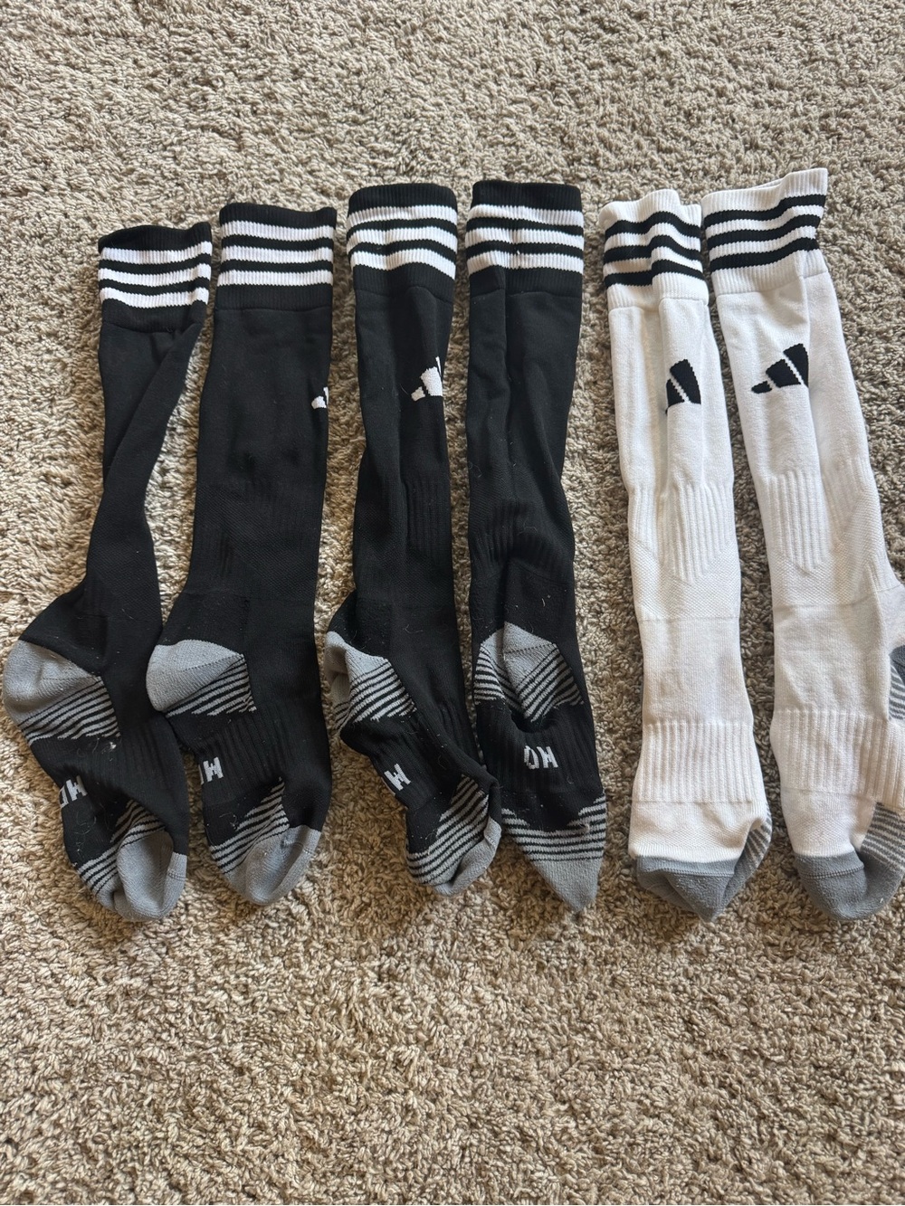 Adidas Copa Zone cushion soccer socks. Medium No rips or tears. Reinforced foot